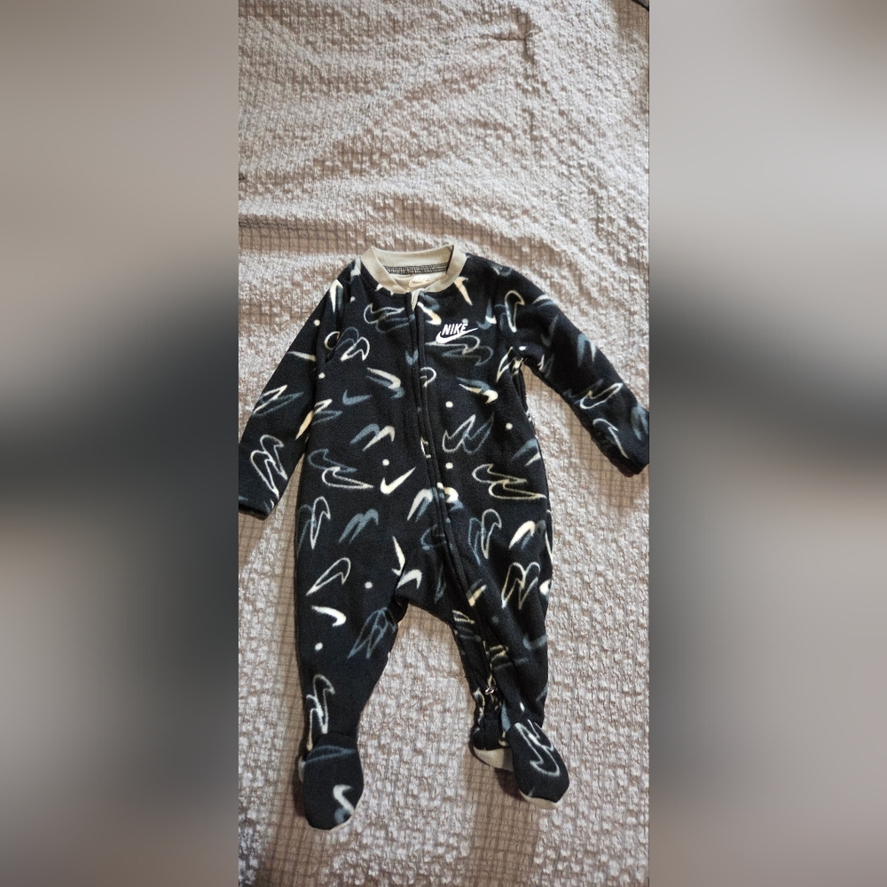 Nike Kids Black and White Graphic One Piece